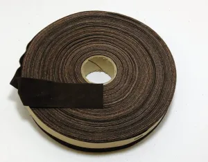 1-1/2" Flat Rusty Brown Pig Suede Binding (3 yds) 1500NP4 - edge binding; trim tape brown; nut; hazelnut
