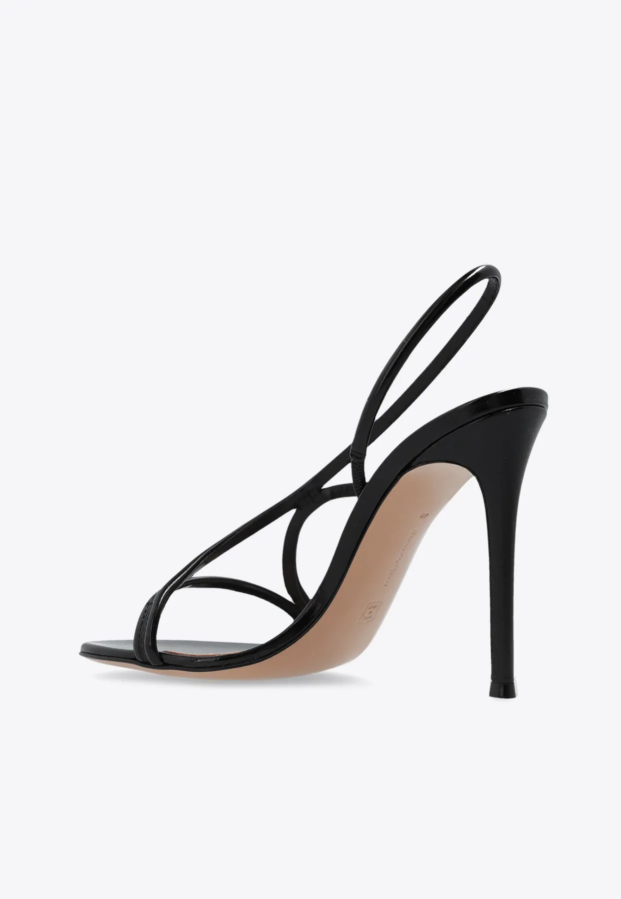 115 Leather Heeled Strappy Sandals