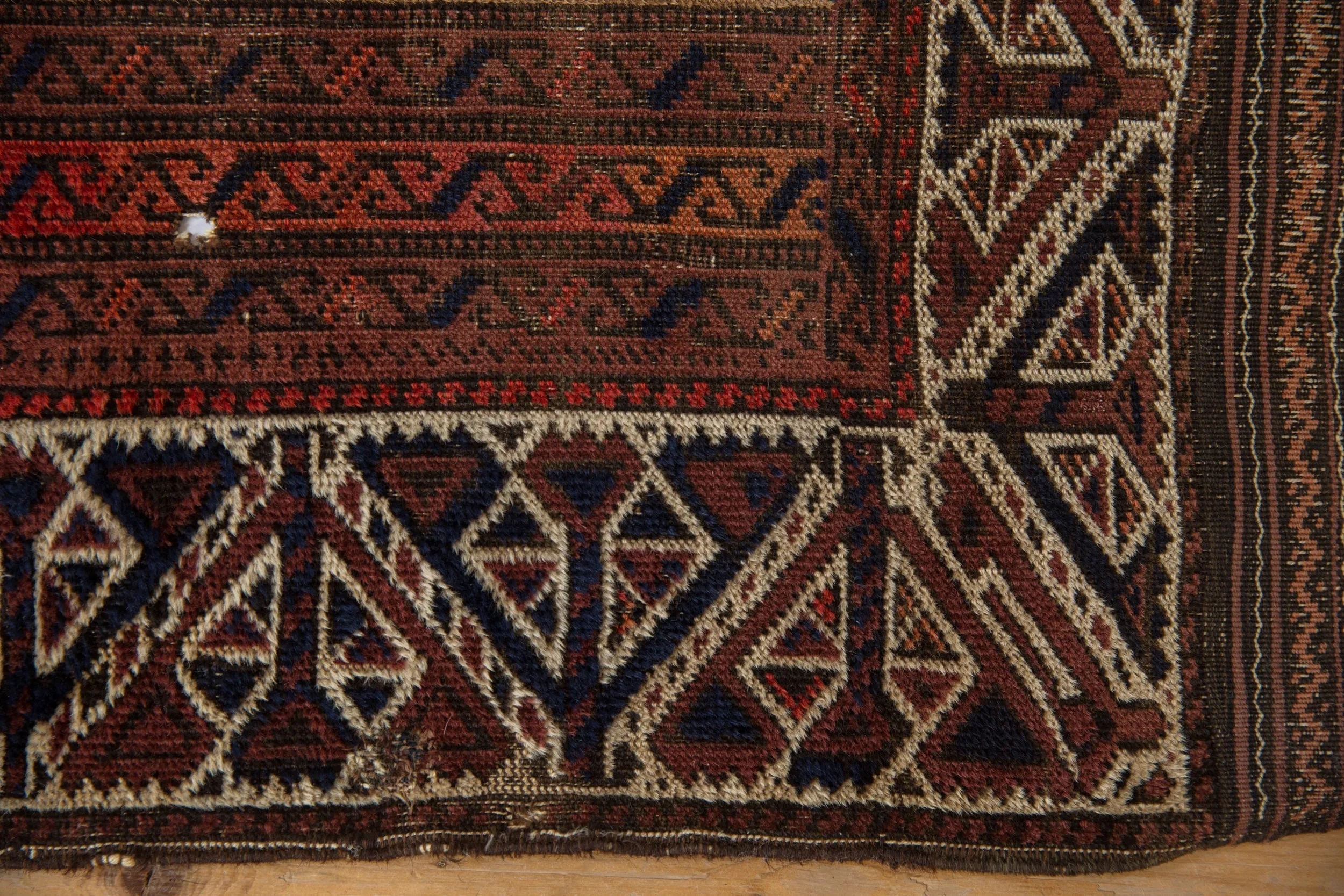 2x3.5 Antique Fine Belouch Rug