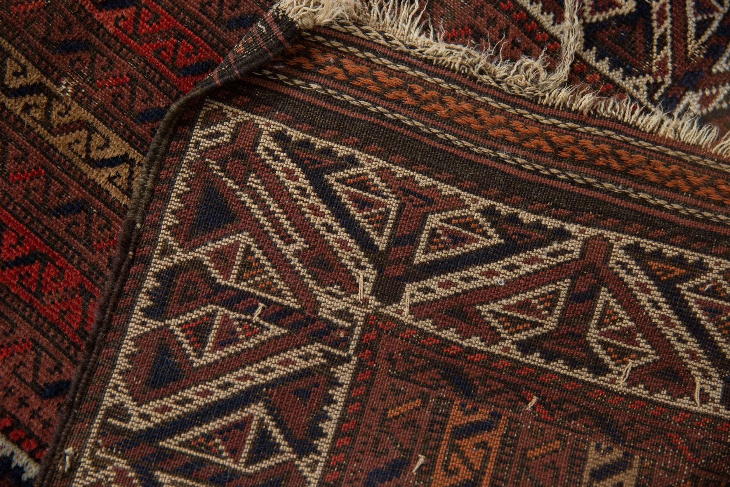 2x3.5 Antique Fine Belouch Rug
