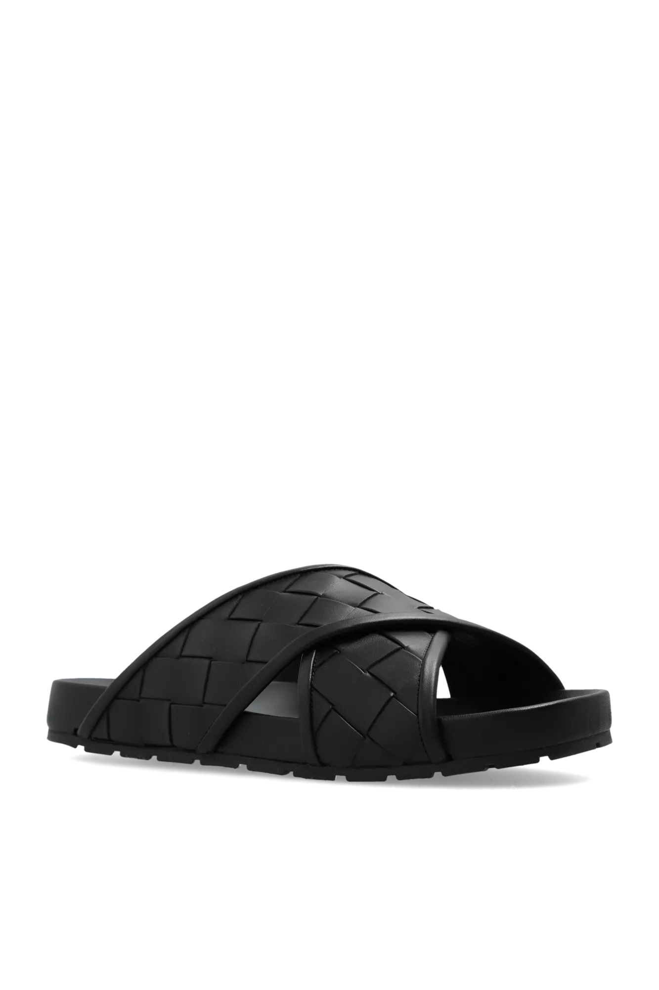 Bottega Veneta Tarik Slippers in BLACK - 40