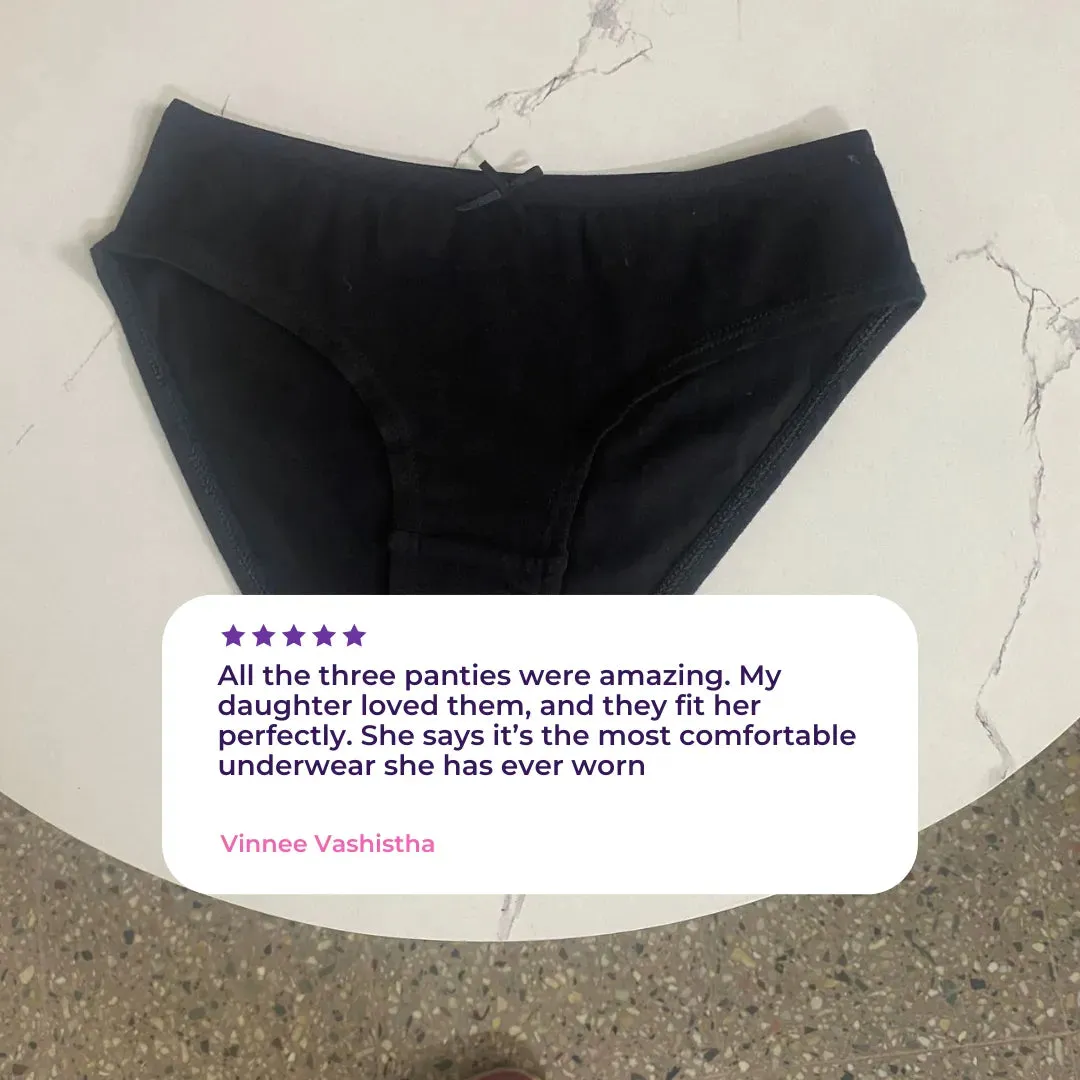 BrZee Bikinis | Lightweight Cotton-Elastane Fabric | Super Stretchy For Comfort | No Visible Panty Lines | Pack Of 6