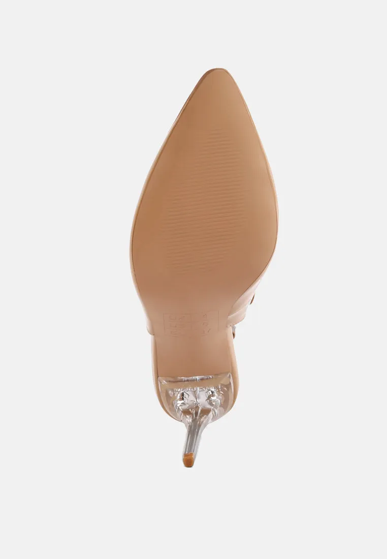 Coveted Stiletto Heeled Slingback Sandals By Ruw
