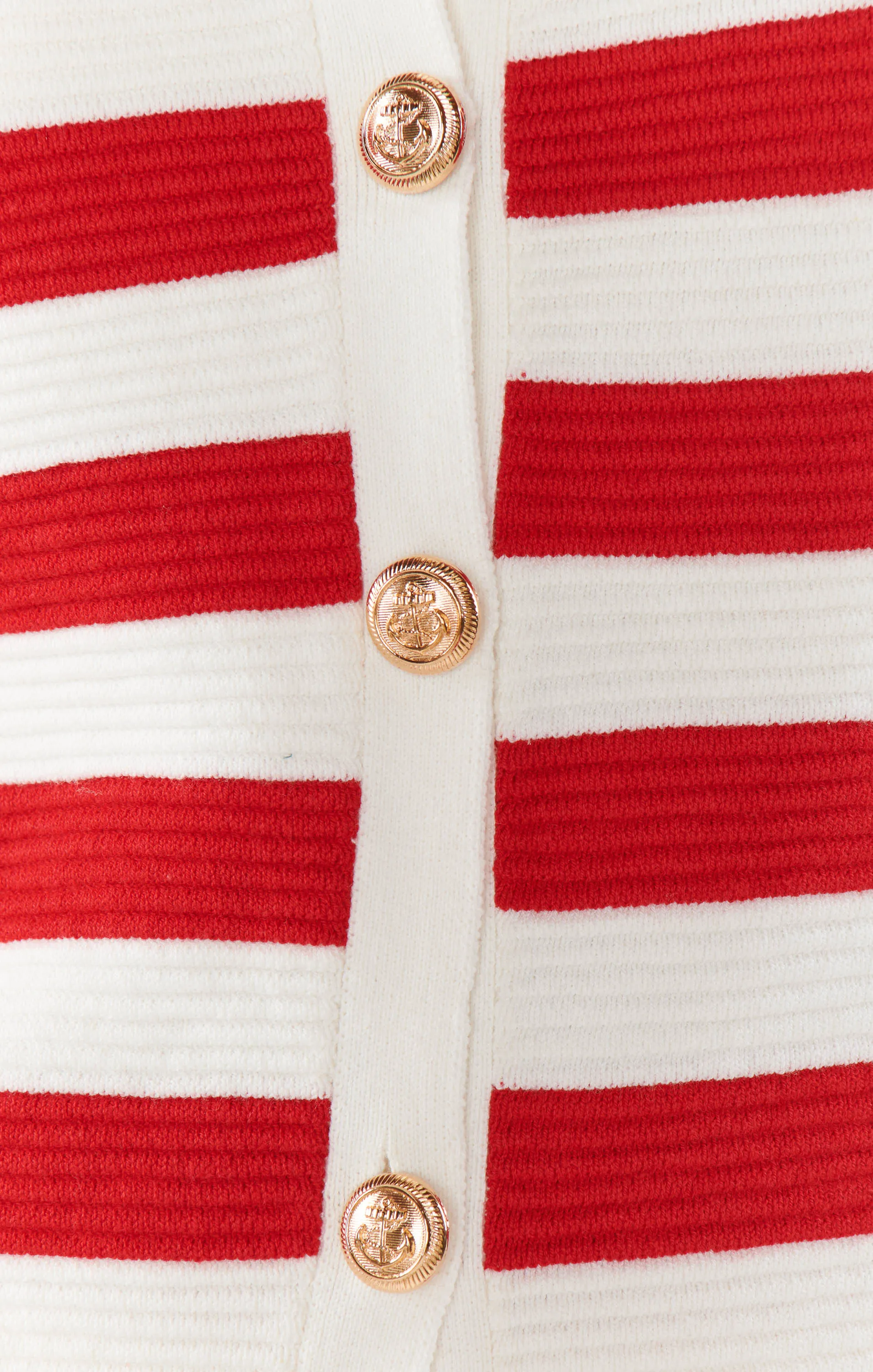Devin Tank ~ Red Stripe Delight Knit