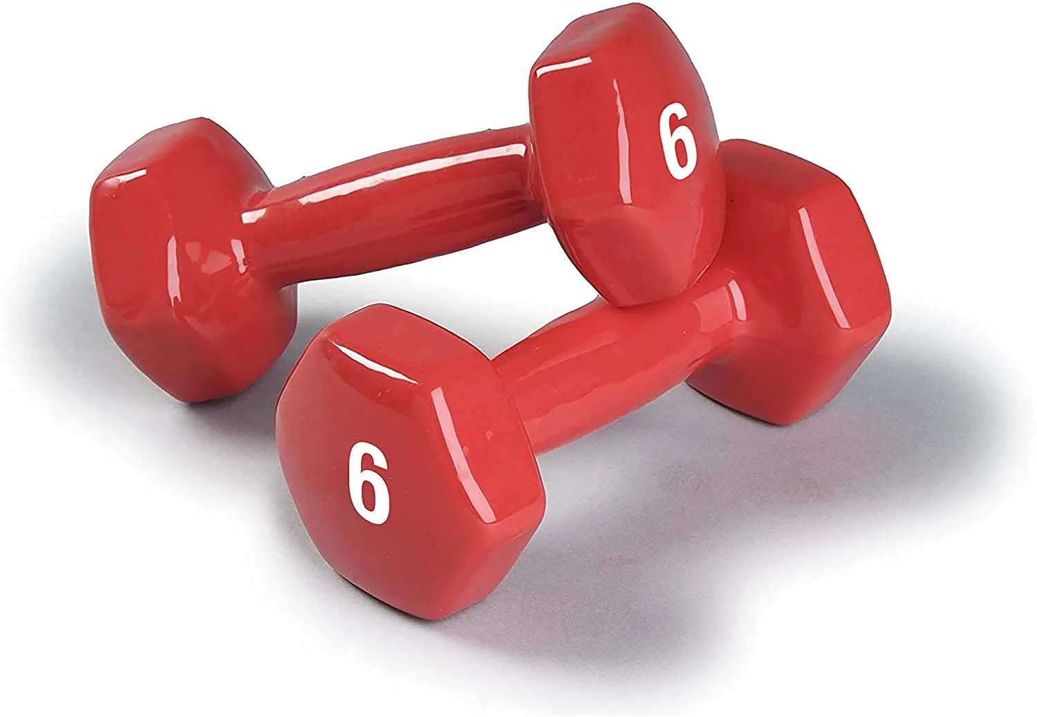 Dumbbells Hand Weights Set of 2 - Vinyl Coated Exercise & Fitness Dumbbell for Home Gym Equipment Workouts Strength Training Free Weights for Women, Men (1-10 Pound, 12, 15, 18, 20 lb)