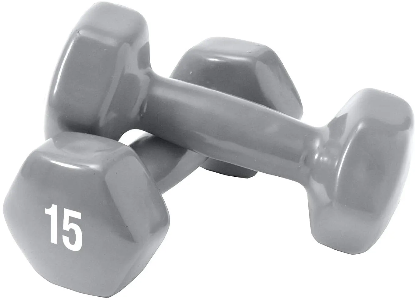 Dumbbells Hand Weights Set of 2 - Vinyl Coated Exercise & Fitness Dumbbell for Home Gym Equipment Workouts Strength Training Free Weights for Women, Men (1-10 Pound, 12, 15, 18, 20 lb)