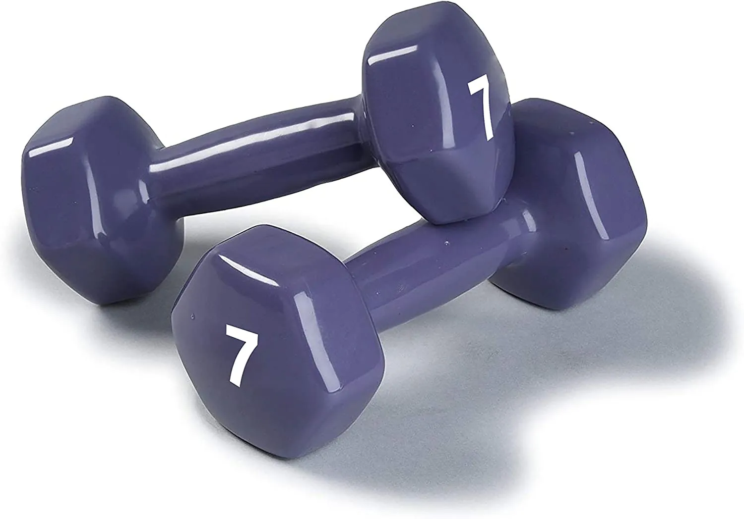 Dumbbells Hand Weights Set of 2 - Vinyl Coated Exercise & Fitness Dumbbell for Home Gym Equipment Workouts Strength Training Free Weights for Women, Men (1-10 Pound, 12, 15, 18, 20 lb)