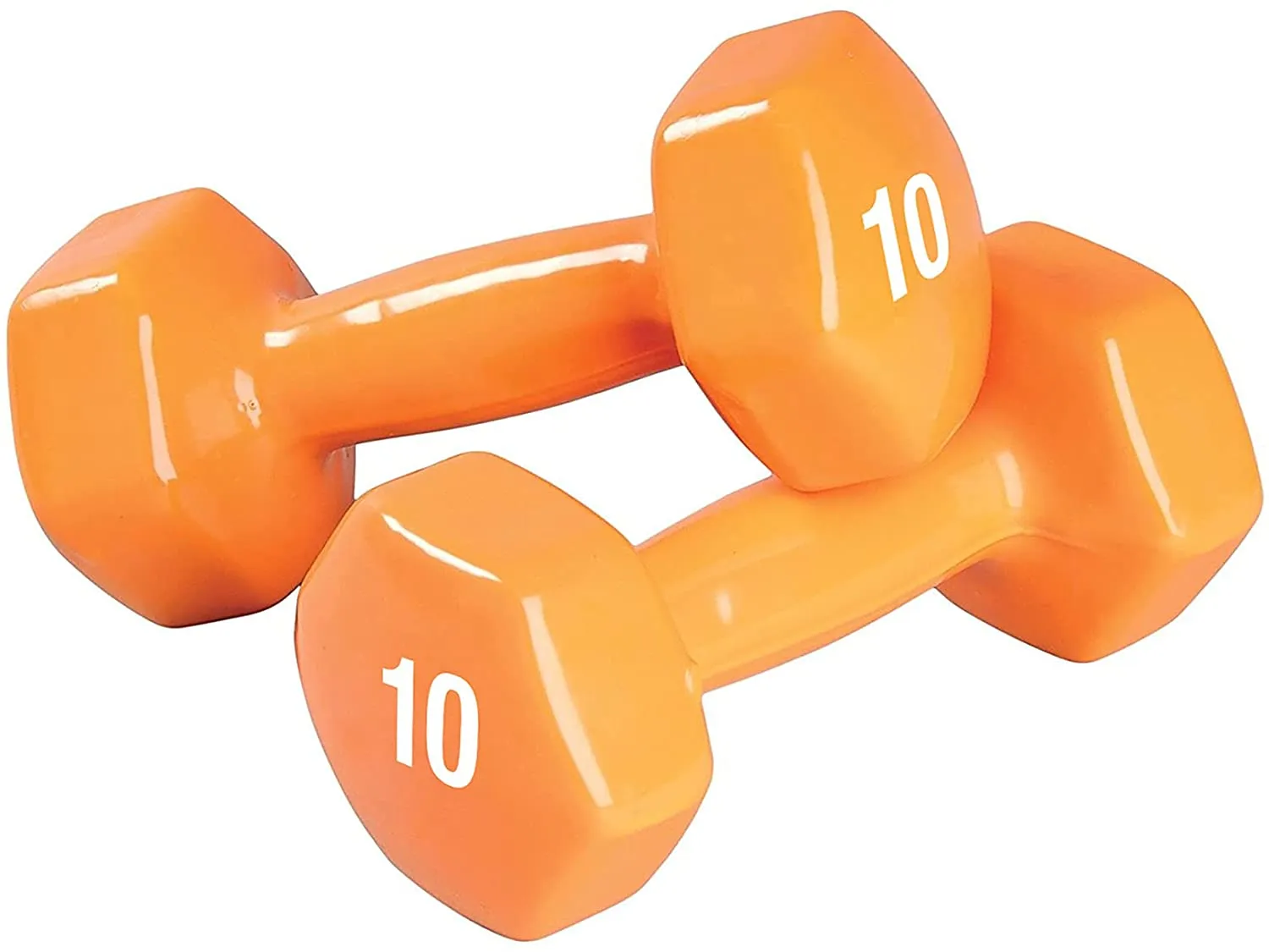 Dumbbells Hand Weights Set of 2 - Vinyl Coated Exercise & Fitness Dumbbell for Home Gym Equipment Workouts Strength Training Free Weights for Women, Men (1-10 Pound, 12, 15, 18, 20 lb)