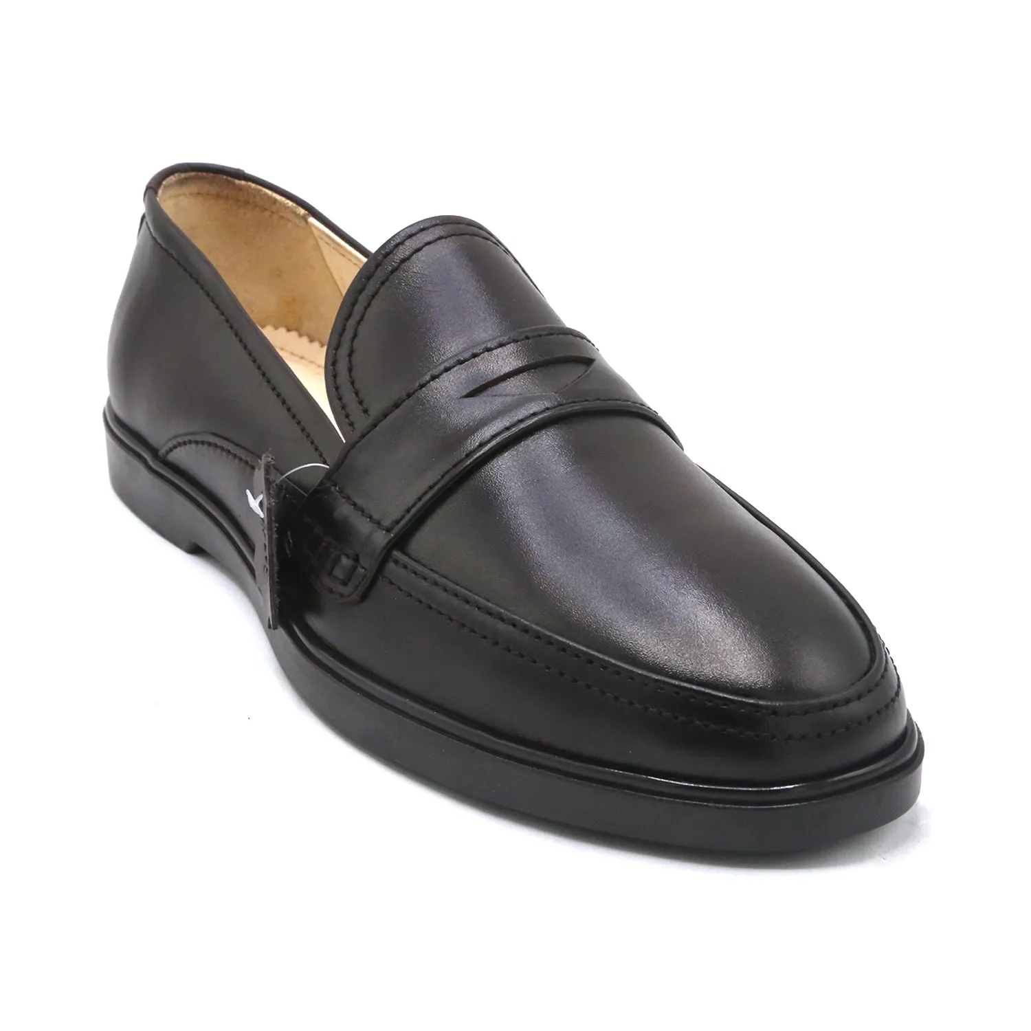 Eminent Men's Brown Calf Leather Causal Loafers