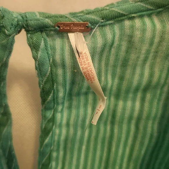Free People Women's Annabelle Short Set In Kelly Green Combo SZ S