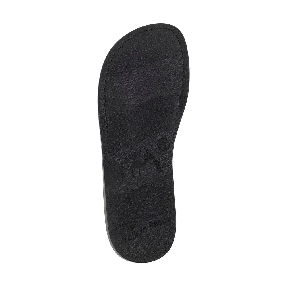 Gad - Leather Criss Cross Strap Sandal | Brown