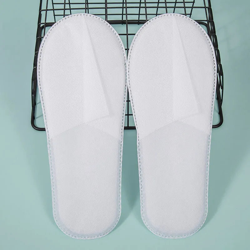 Hotels and guesthouses disposable slippers B&B thickened non-woven slippers high foam slippers manufacturers spot wholesale environmental protection