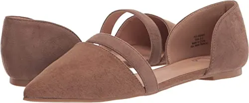 Journee Collection Women's Flats, Taupe, 8.5