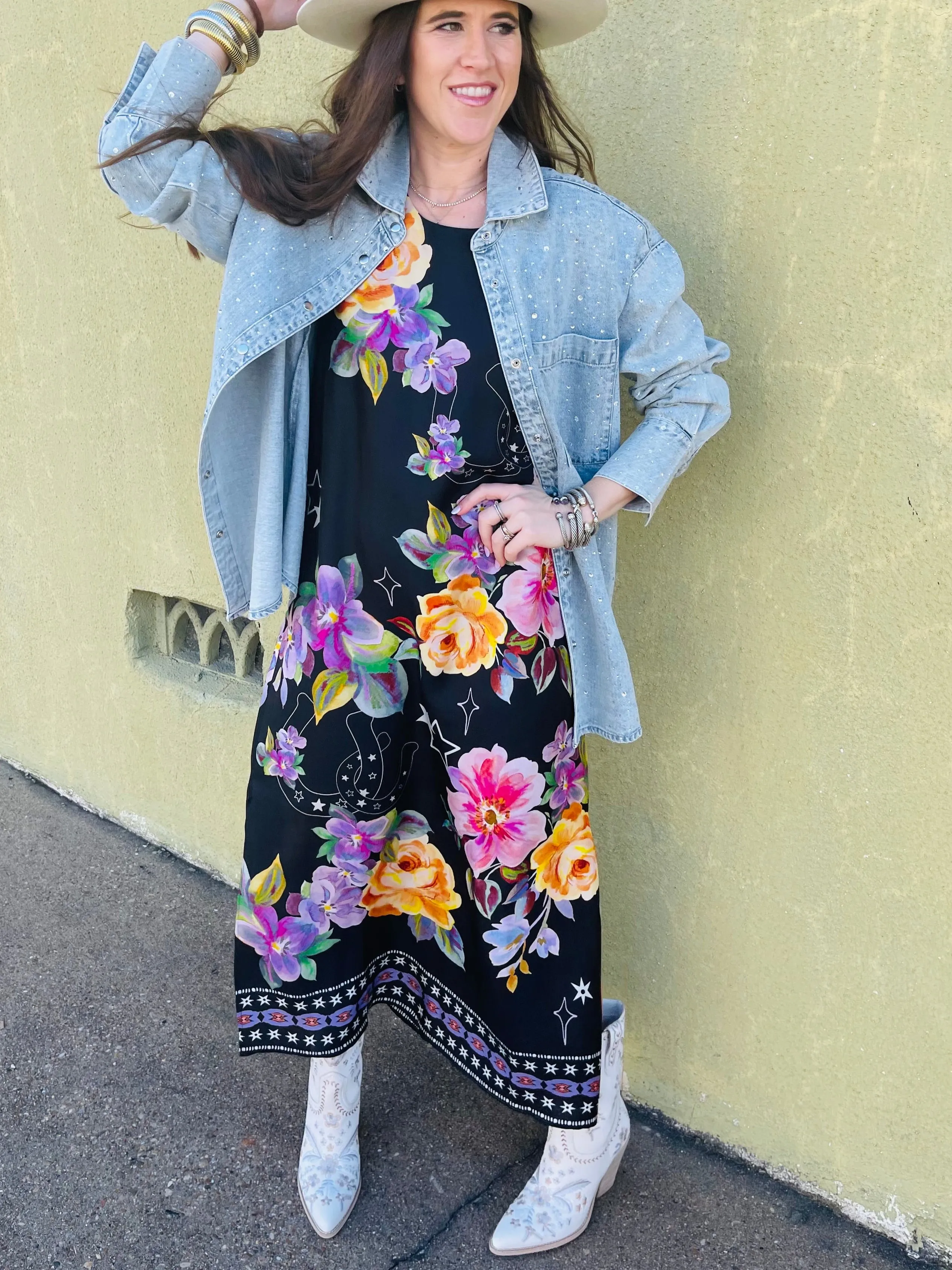 Karolina Tea Length Dress