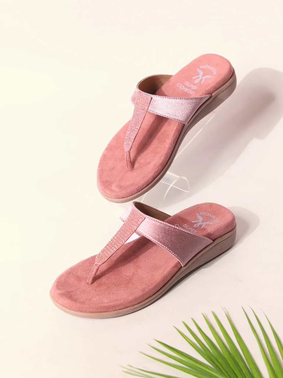 Lyric Pink Flats