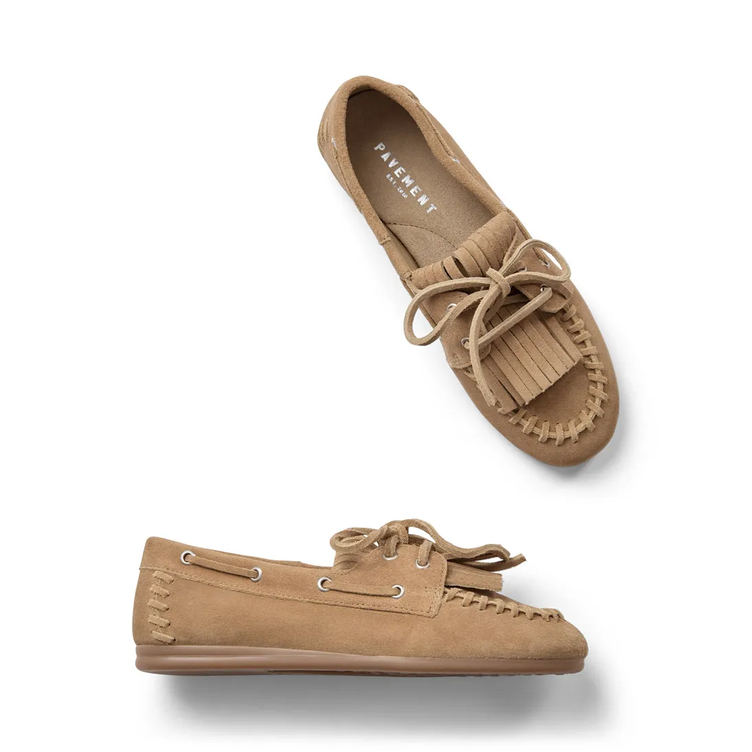 Magda - Taupe suede