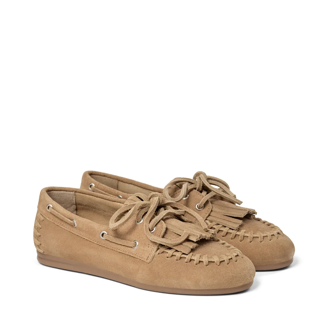 Magda - Taupe suede