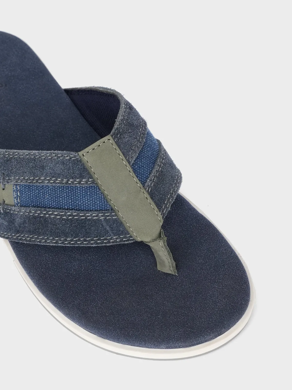 Mens "GEFJUN" Casual Suede Slippers