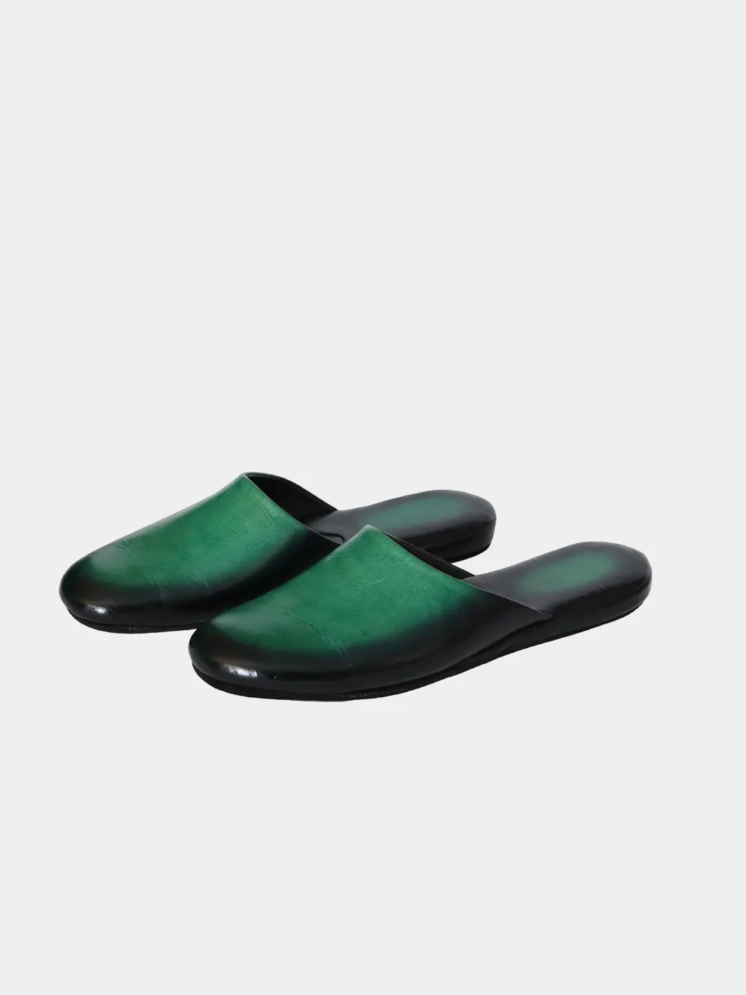 Men's slippers Model 1231 Natural Texture