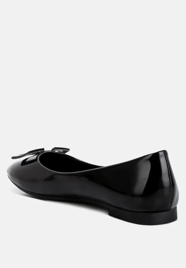 Nek Embellished Flat Ballerinas By RAG