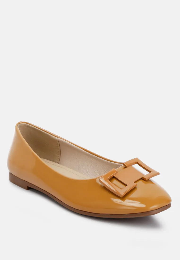 Nek Embellished Flat Ballerinas By RAG