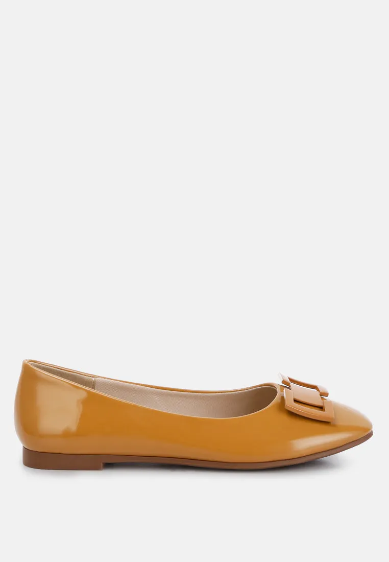 Nek Embellished Flat Ballerinas By RAG
