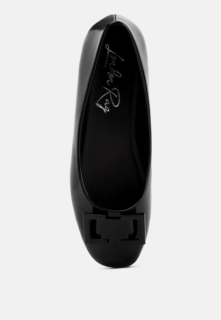 Nek Embellished Flat Ballerinas By RAG