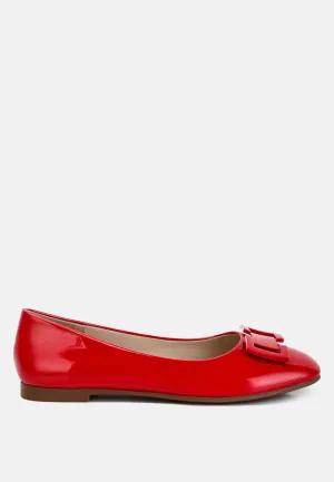 Nek Embellished Flat Ballerinas By RAG