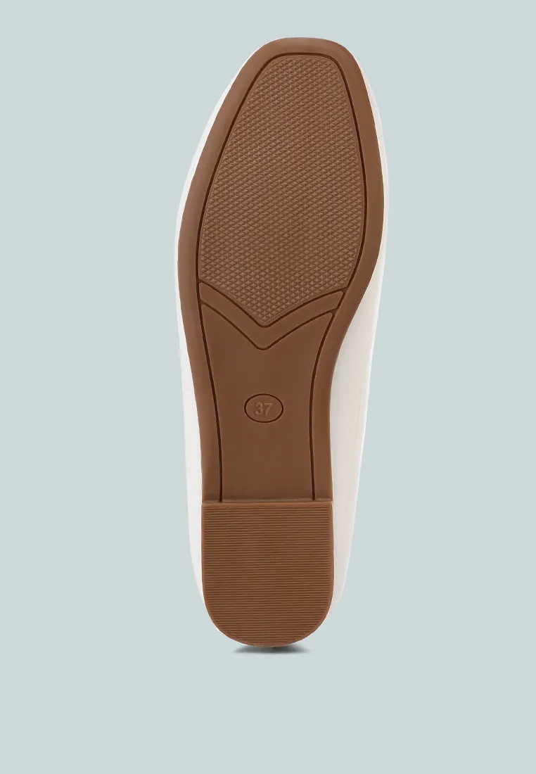Nek Embellished Flat Ballerinas By RAG