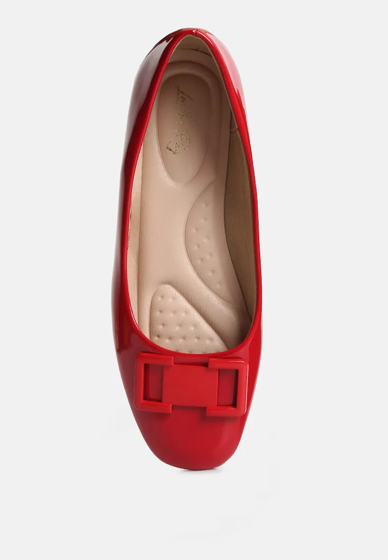 Nek Embellished Flat Ballerinas By Ruw