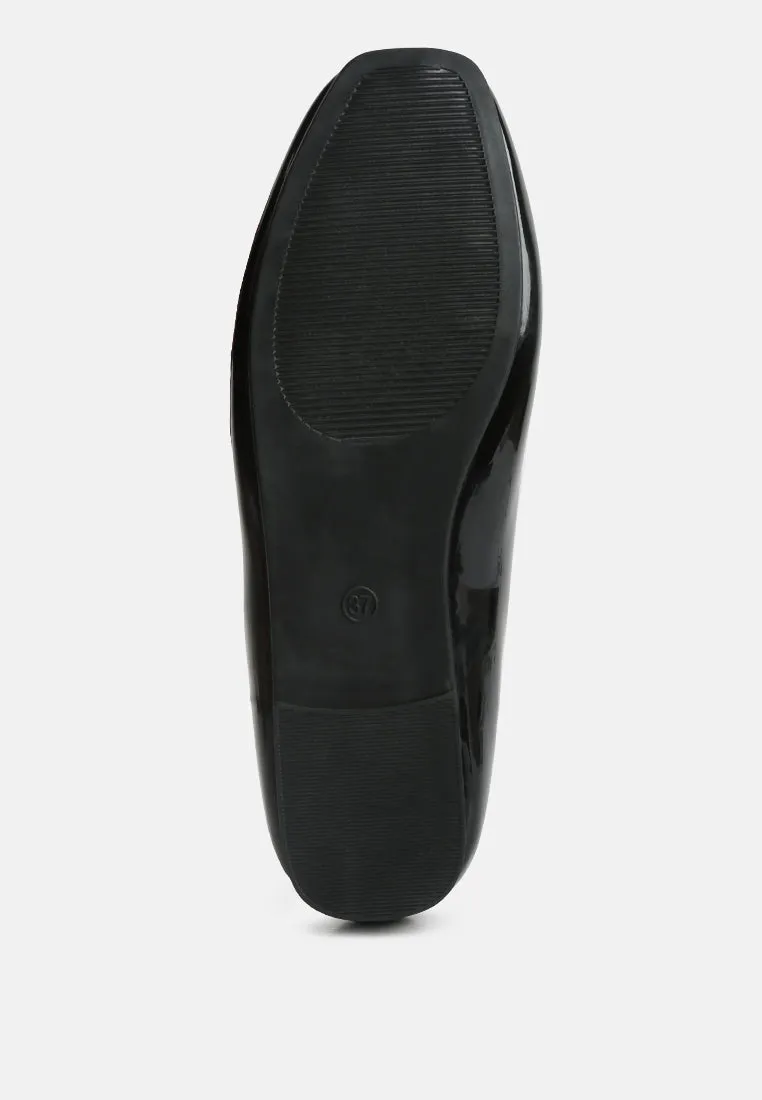 Nek Embellished Flat Ballerinas By Ruw