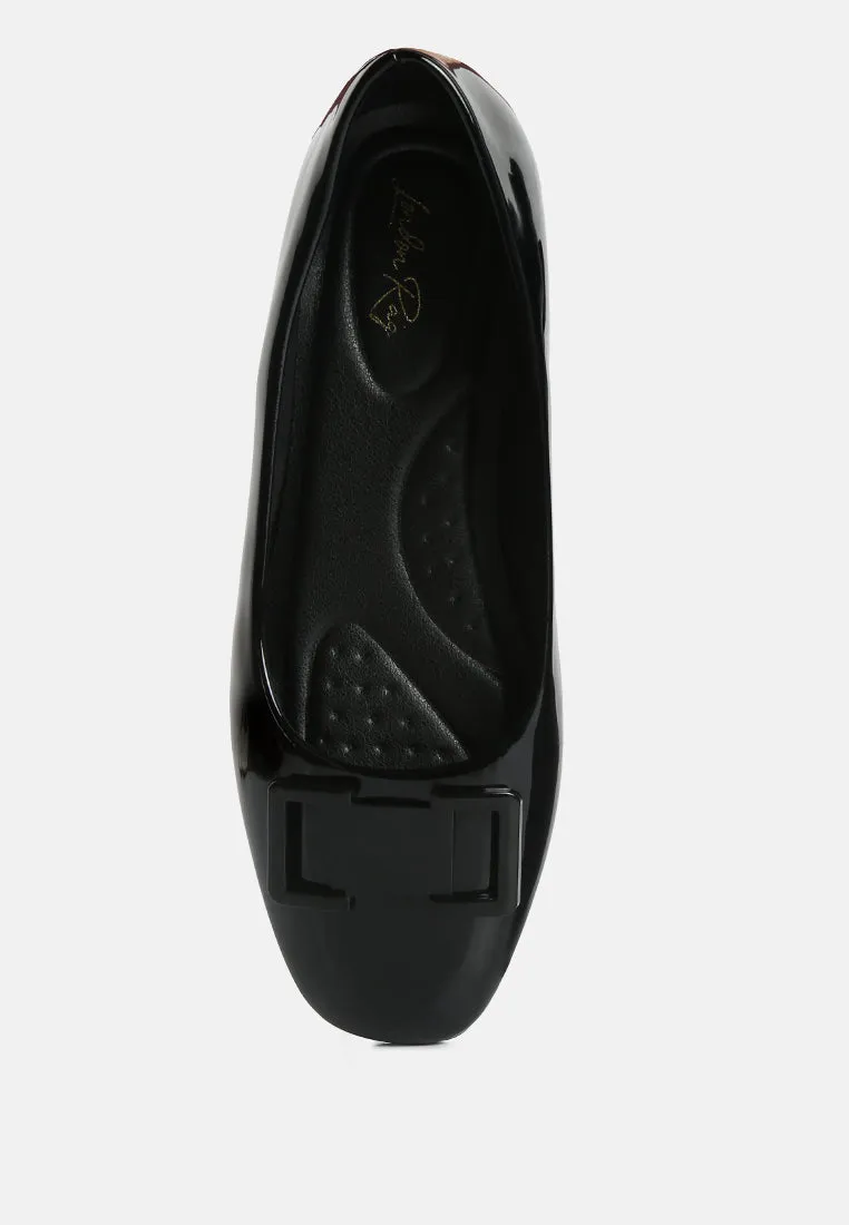 Nek Embellished Flat Ballerinas By Ruw