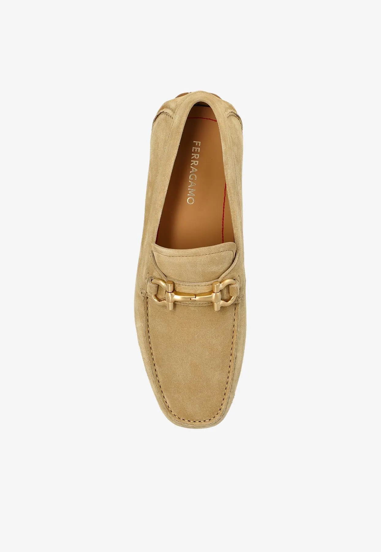 Parigi Gancini Suede Loafers