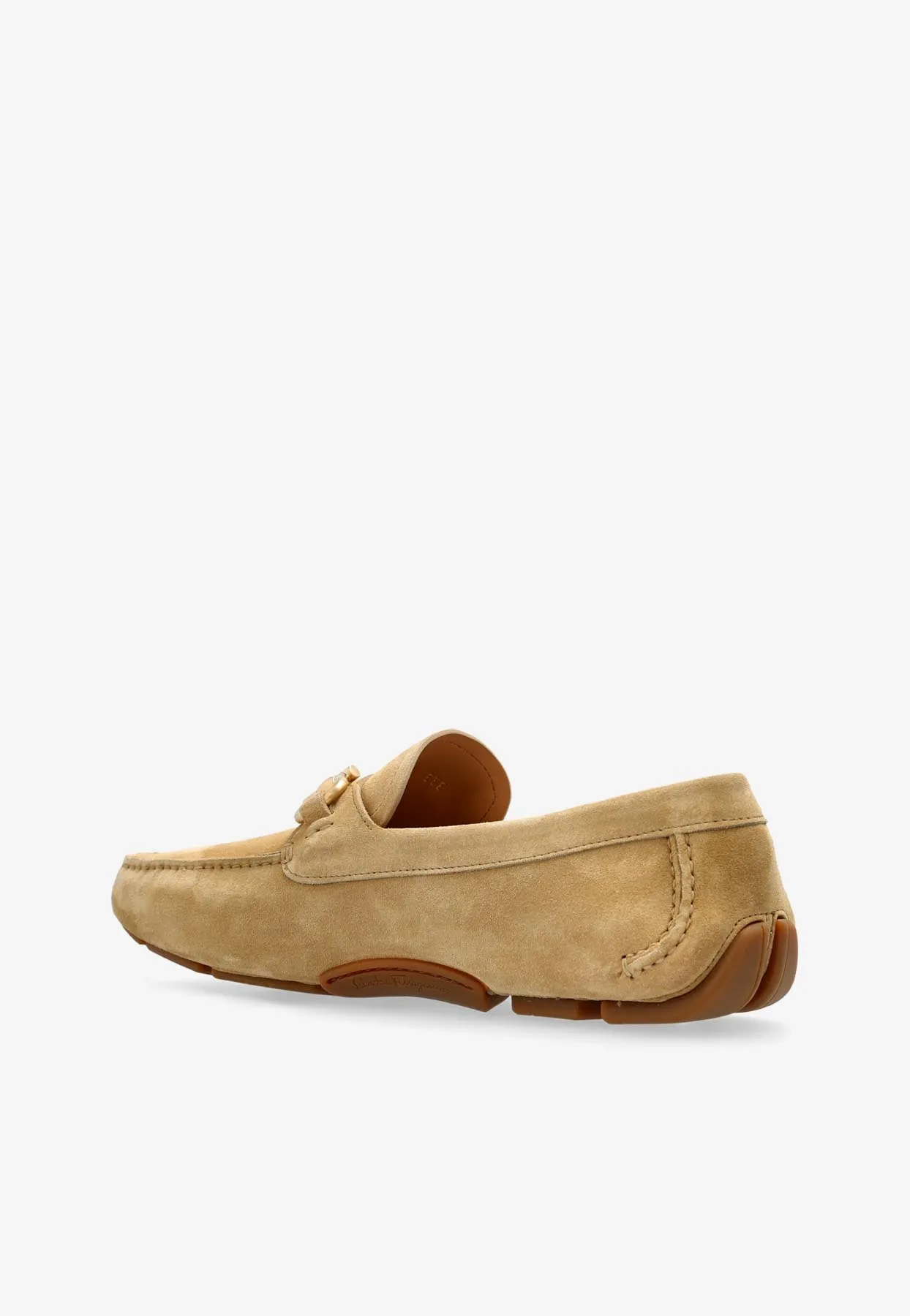 Parigi Gancini Suede Loafers