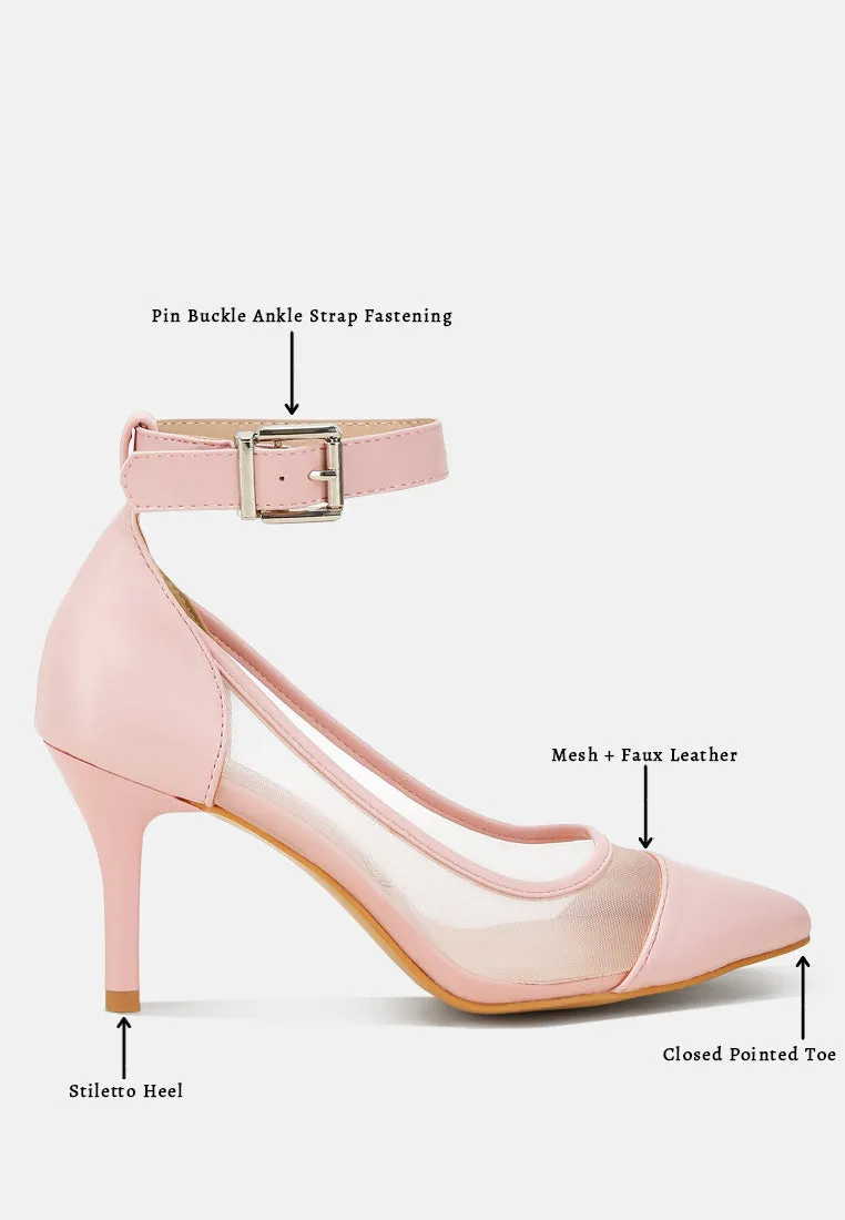 Pointy Toe Ankle Strap Pumps By MODE
