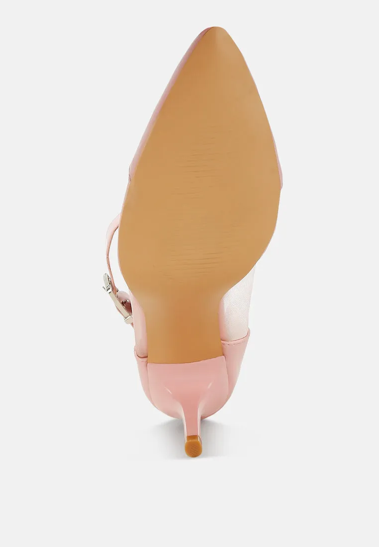 Pointy Toe Ankle Strap Pumps By MODE