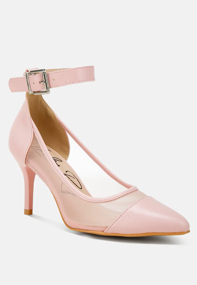Pointy Toe Ankle Strap Pumps By MODE