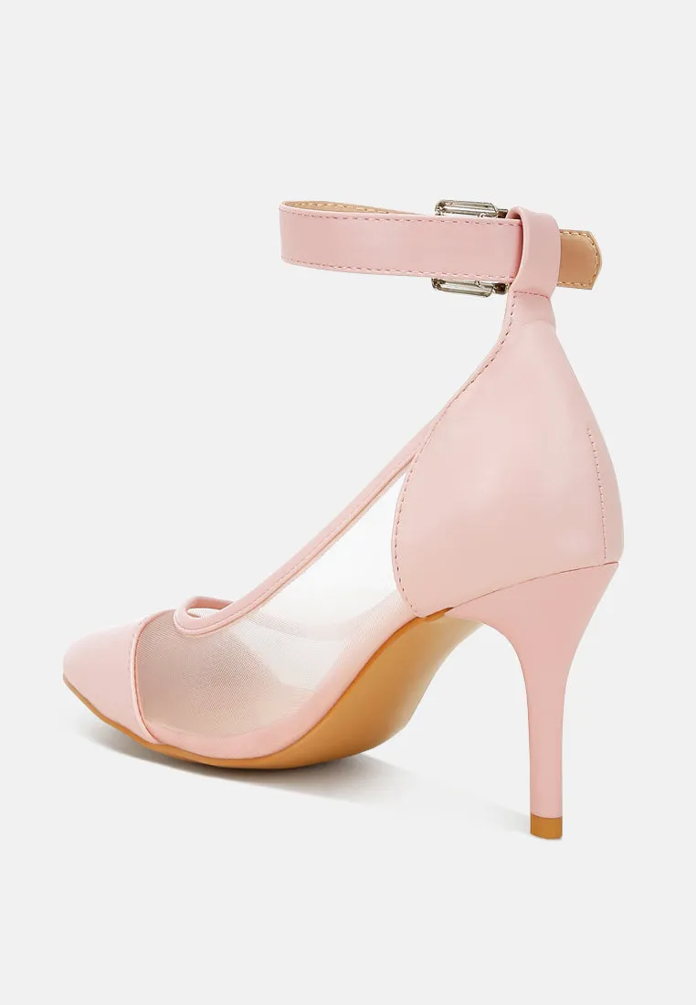Pointy Toe Ankle Strap Pumps By MODE