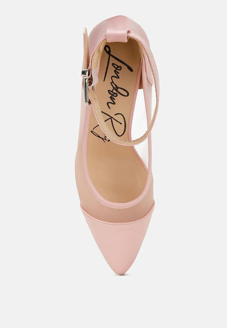 Pointy Toe Ankle Strap Pumps By MODE