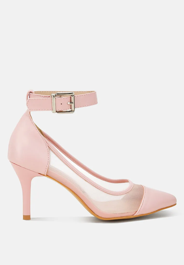 Pointy Toe Ankle Strap Pumps By MODE