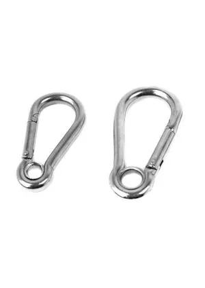 Problue Stainless Steel Carabiner With Eye Medium