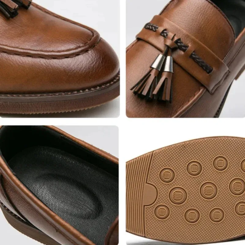 Richmond Leather Tassel Loafers