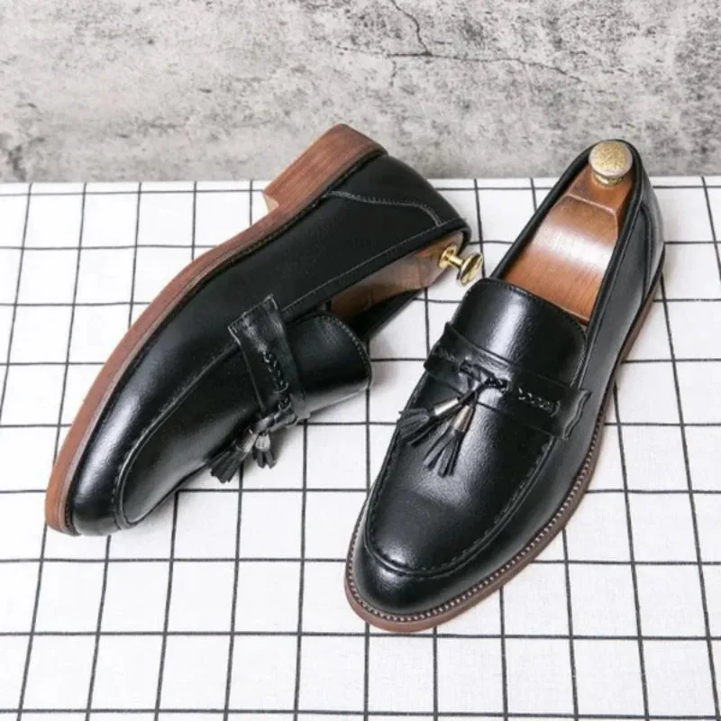 Richmond Leather Tassel Loafers