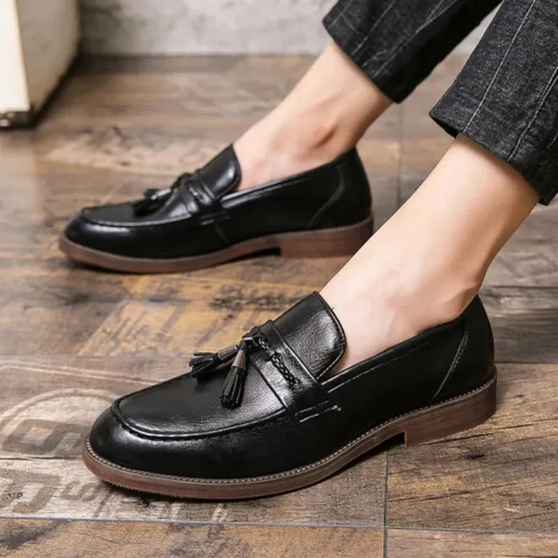 Richmond Leather Tassel Loafers