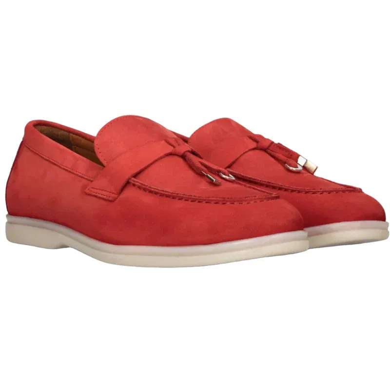 Suede vrouwen loafers