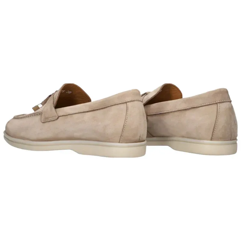 Suede vrouwen loafers