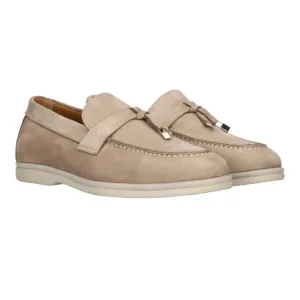 Suede vrouwen loafers