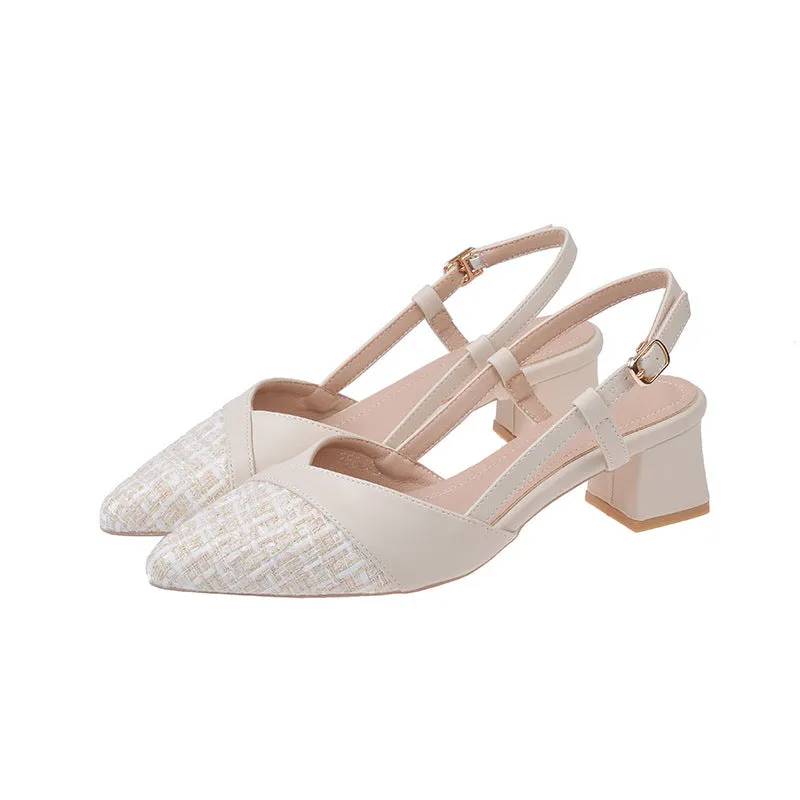Trendy 2024 Summer Sandals for Women | Chunky Heel High Heel Shoes