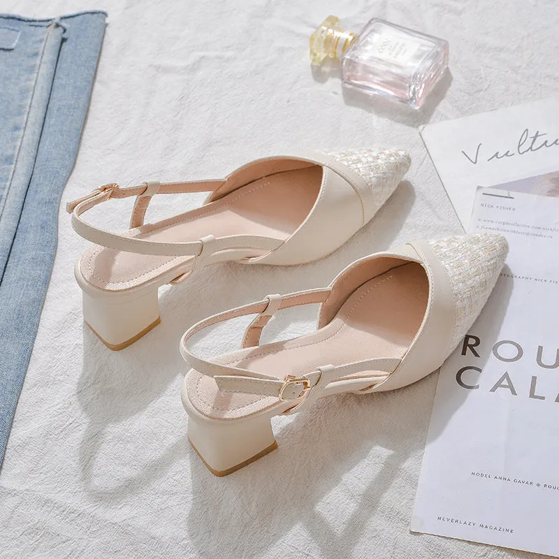 Trendy 2024 Summer Sandals for Women | Chunky Heel High Heel Shoes