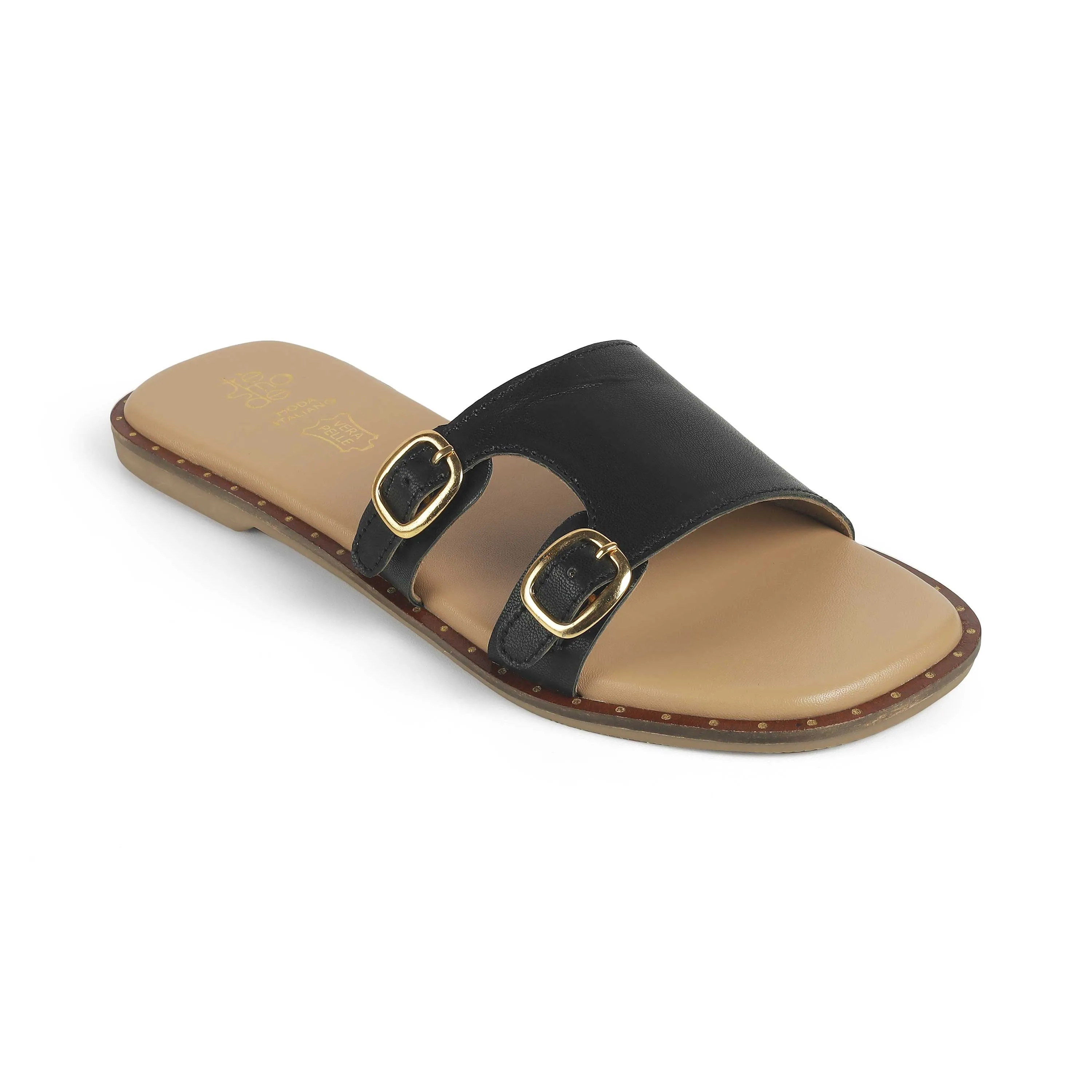 Tresmode Frati Black Women's Casual Flats